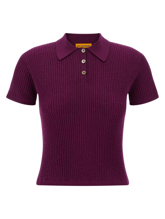 'Shrunken' polo shirt #1