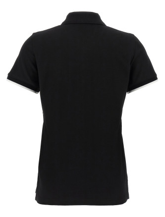 Logo patch polo shirt #