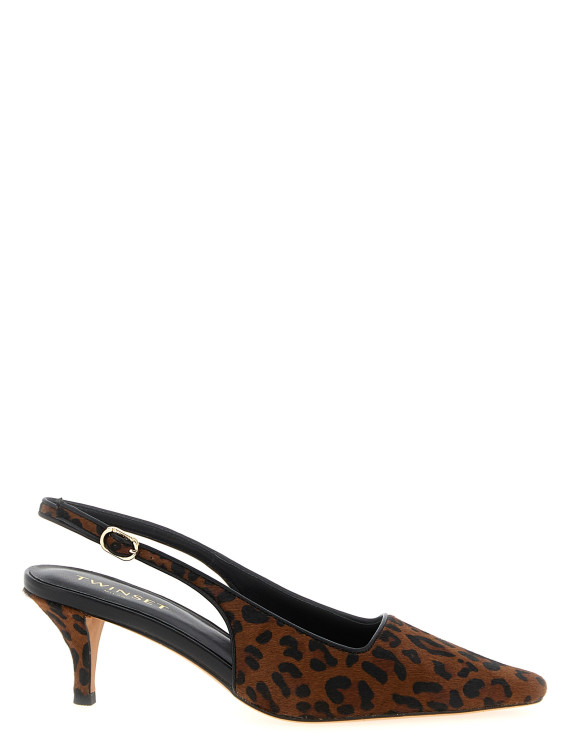 Animal print slingbacks #1