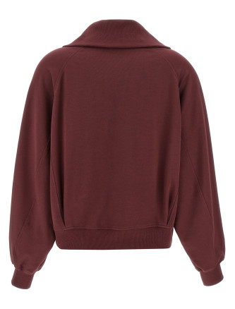 'Shiny Flap Detail' sweatshirt #