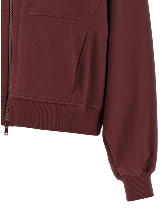 'Shiny Flap Detail' sweatshirt #