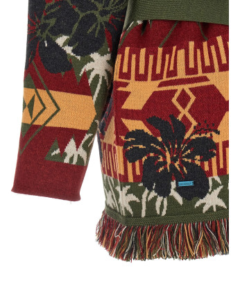 'Hibiscus Bloom' cardigan #