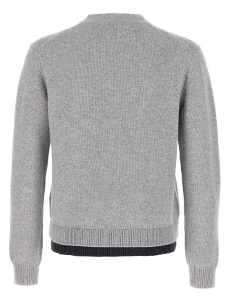 'Contrast Layered' cardigan #