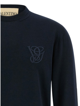Valentino Garavani logo embroidery sweater #
