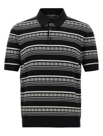 Knitted polo shirt