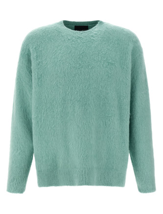 Shearling cotton sweater