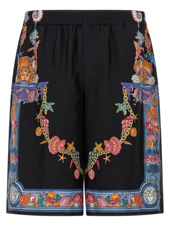 'Coral Theatre' print bermuda shorts #1