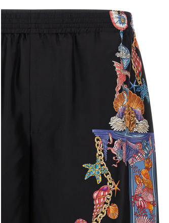 'Coral Theatre' print bermuda shorts #