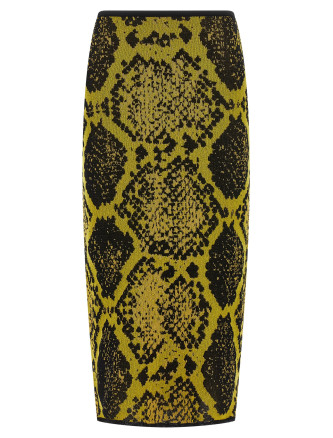 Python jacquard skirt