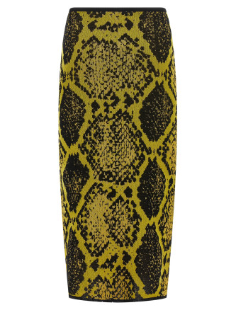 Python jacquard skirt #