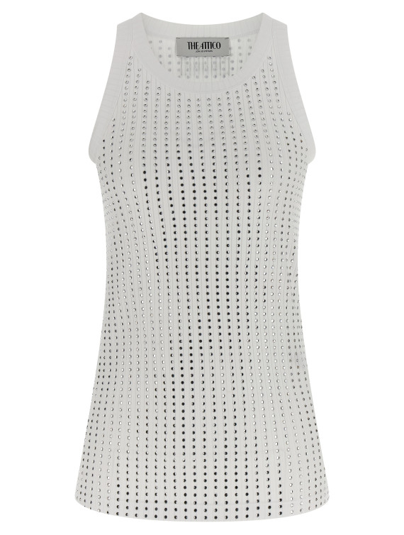 Rhinestone tank top #1