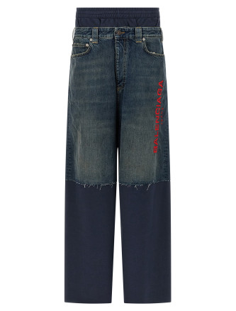 Jeans insert joggers