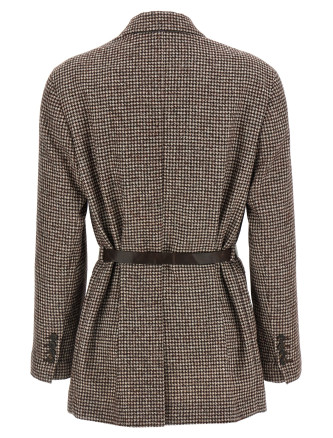 Houndstooth blazer #