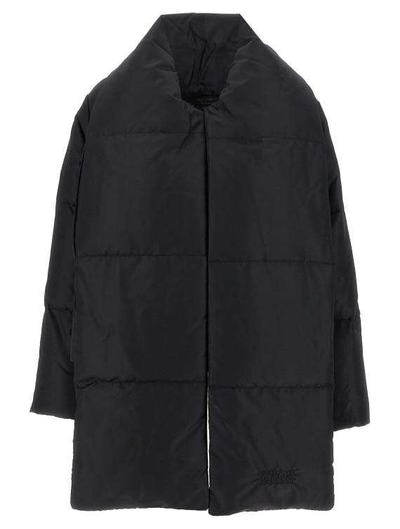 Scarf down jacket #1