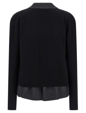 Double layer cardigan #