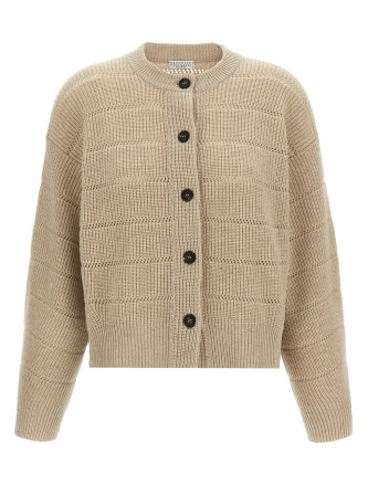 'Rustic Dazzling Net' cardigan