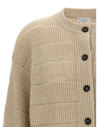 'Rustic Dazzling Net' cardigan #