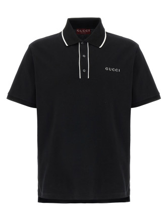 Logo embroidery polo shirt
