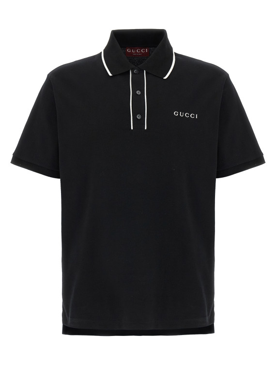 Logo embroidery polo shirt #1