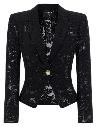 Lace blazer