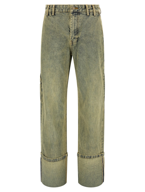 'Cuff Surface Wave' jeans #1