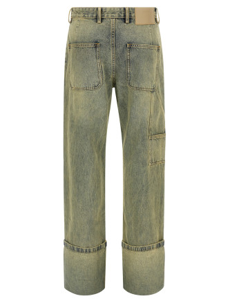 'Cuff Surface Wave' jeans #