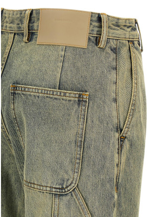 'Cuff Surface Wave' jeans #