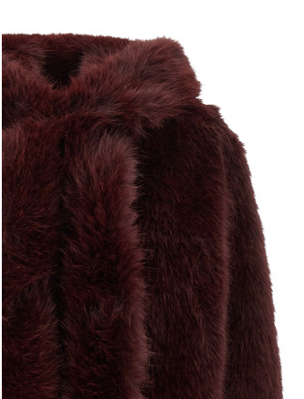 Cropped eco fur #