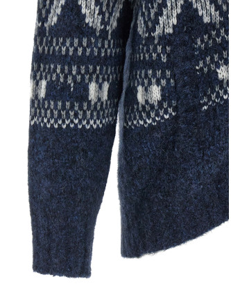 'Geometric Jacquard' cardigan #