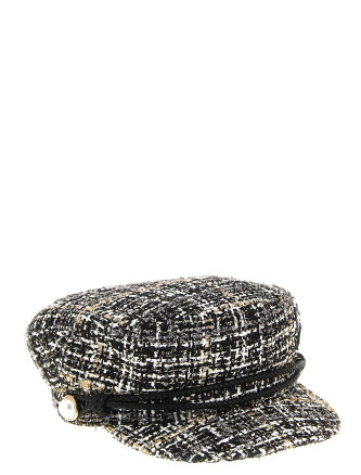 'Stage Shiny Tweed' hat #