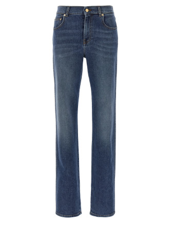 Knitted pocket jeans