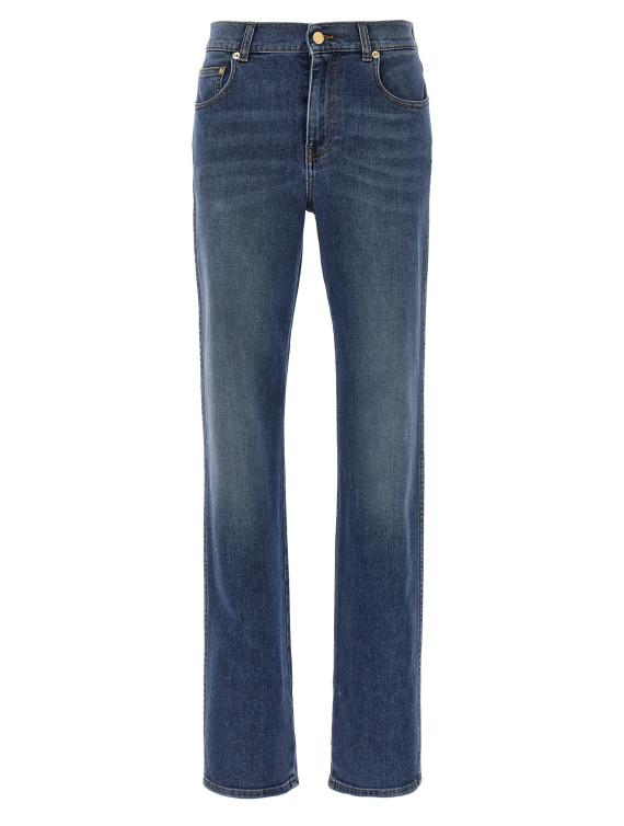 Knitted pocket jeans #1