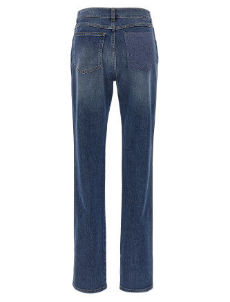 Knitted pocket jeans #