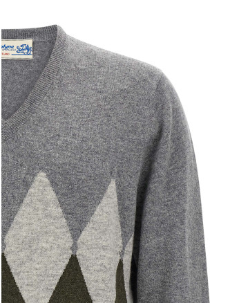 Argyle pattern sweater #