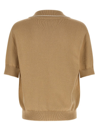 'Balmain Stemma' embroidery polo shirt #