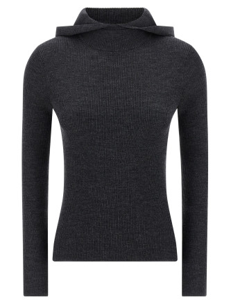 'Leila25' hooded sweater