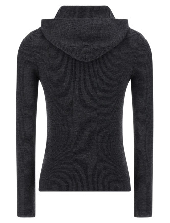 'Leila25' hooded sweater #