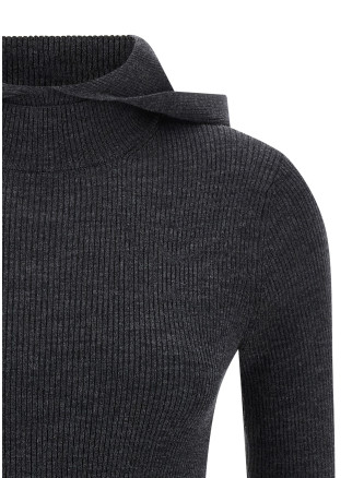 'Leila25' hooded sweater #