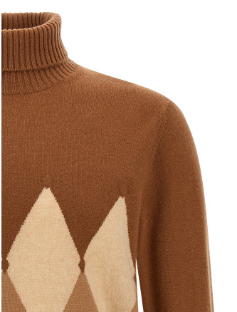 Argyle turtleneck #