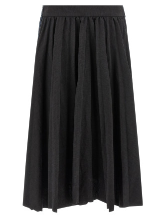 'Hybrid Pleated' skirt
