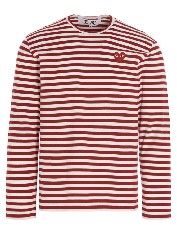 Logo patch stripes t-shirt #1