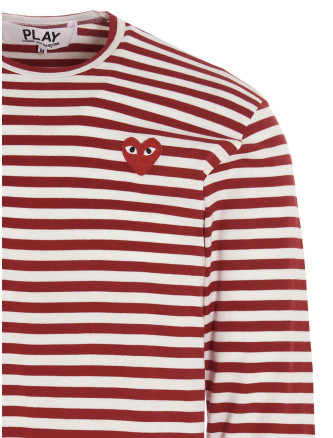 Logo patch stripes t-shirt #