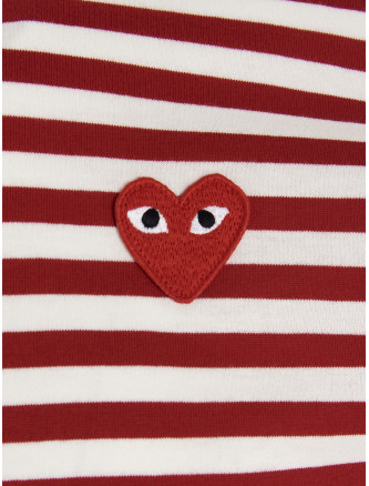 Logo patch stripes t-shirt #