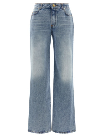 Straight leg jeans
