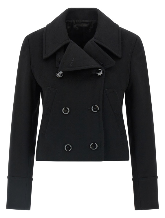 Cashmere cropped coat #1