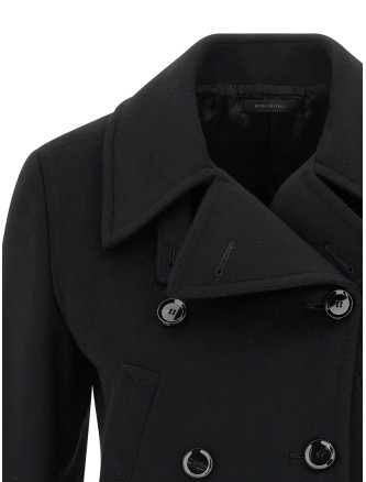 Cashmere cropped coat #