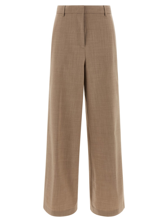 Mélange wool pants #1