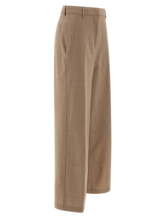 Mélange wool pants #