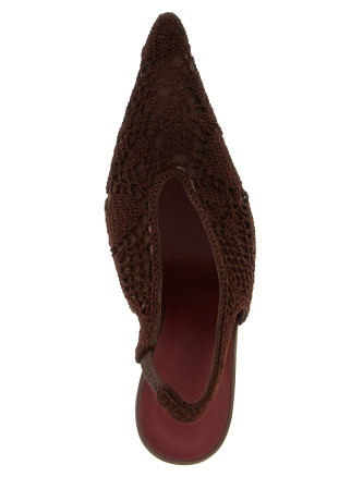 Crochet slingback #