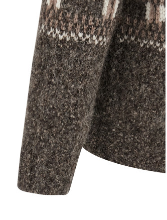 'Geometric Jacquard' cardigan #